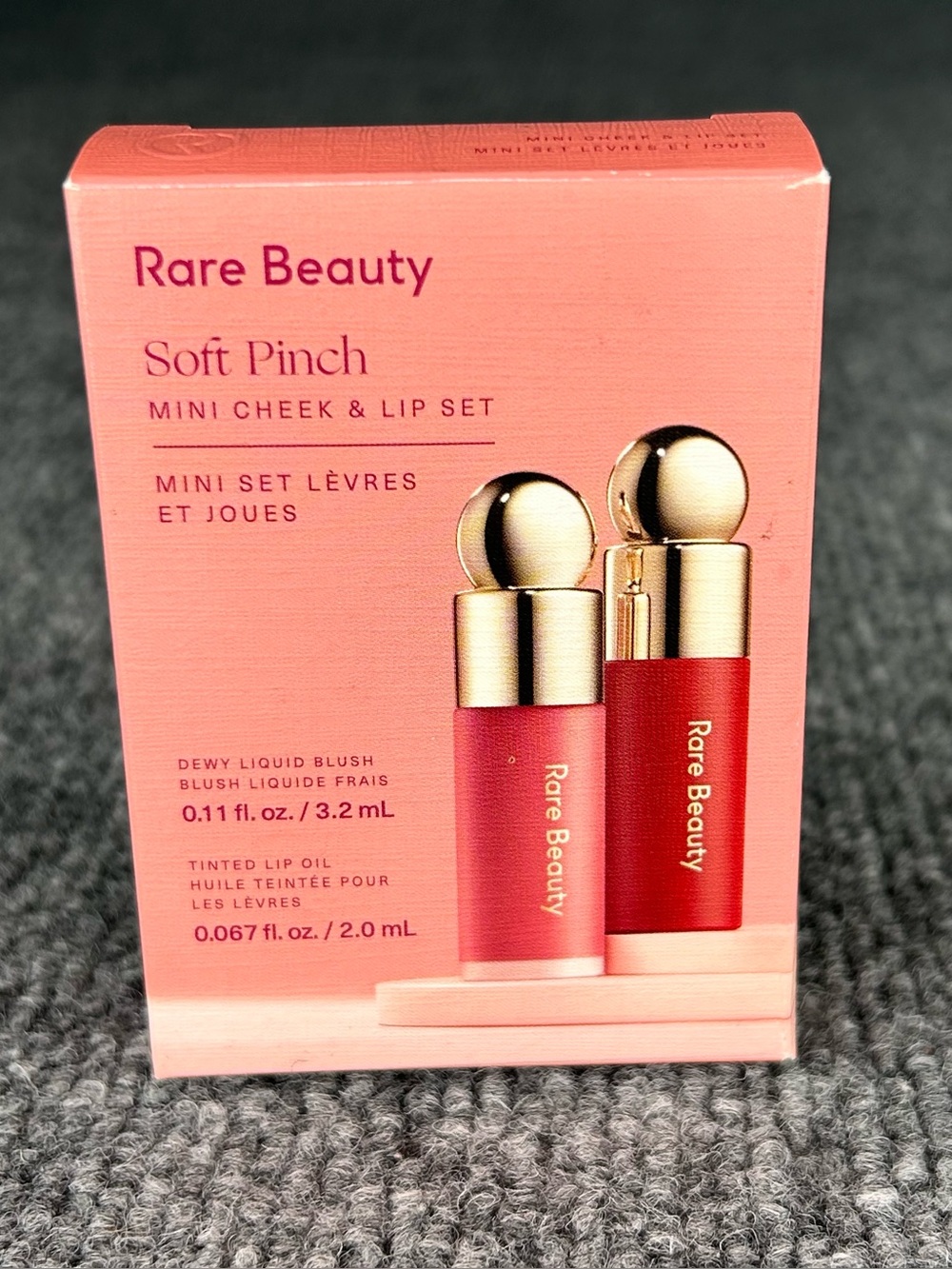 Rare Beauty Soft Pinch Mini Cheek & Lip Set - Beloved Lips & Worth Liquid Blush